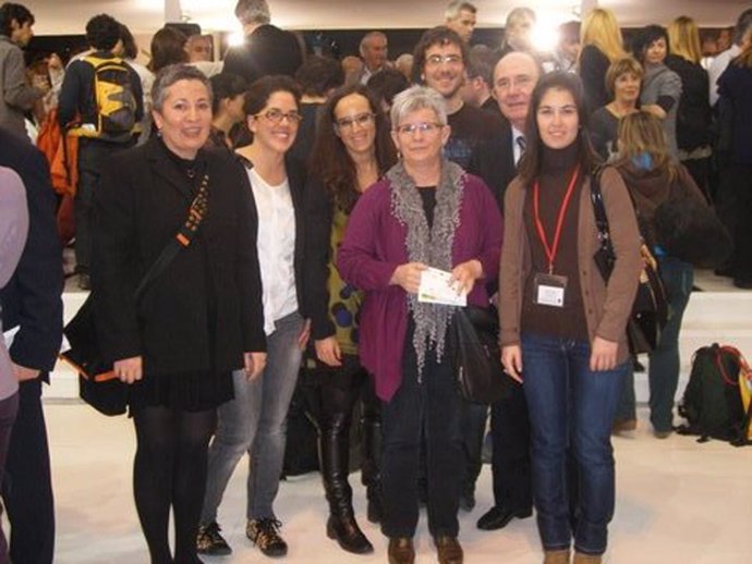 La nueva junta de la Asociación Turística Navarra Media en su visita a Fitur.