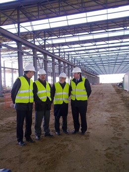 El subdelegado del Gobierno en Valladolid, Cecilio Vadillo, el alcalde, Francisc