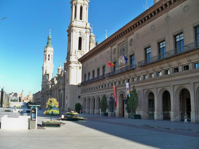 Fachada del Ayuntamiento de Zaragoza
