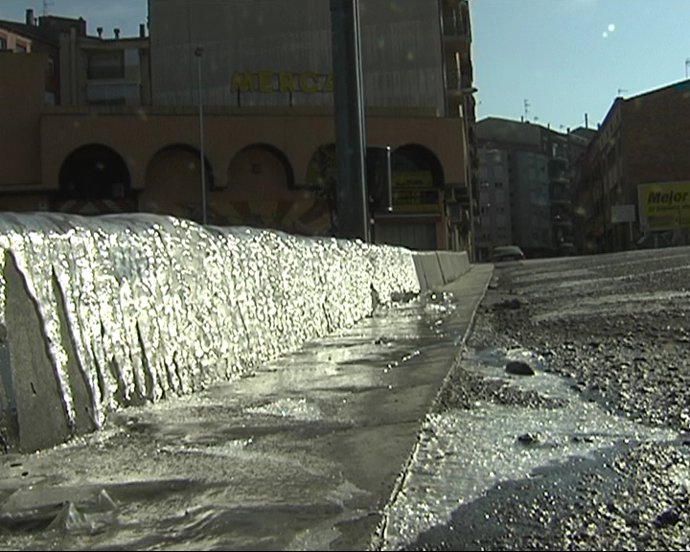 La ola de frío persiste en el centro de Cataluña