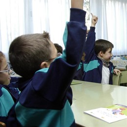 Niños en un colegio