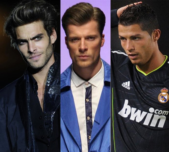 Montaje de Jon Kortajarena, un modelo anónimo y Cristiano Ronaldo 