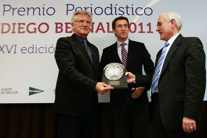 Alberto Nüñez Feijóo preside a entrega da XVI edición do premio xornalístico Die