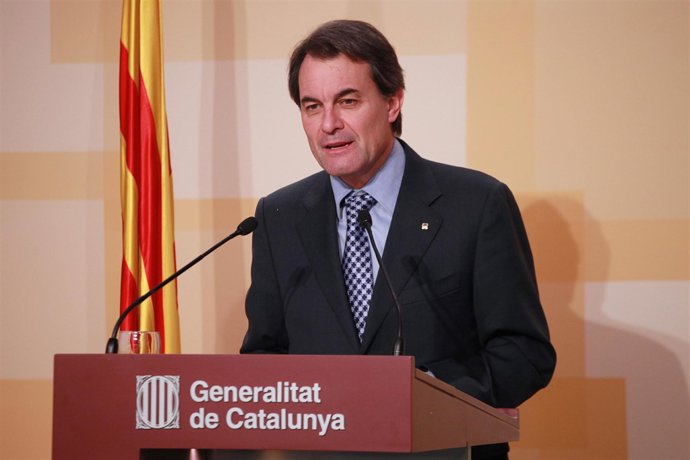El presidente de la Generalitat, Artur Mas