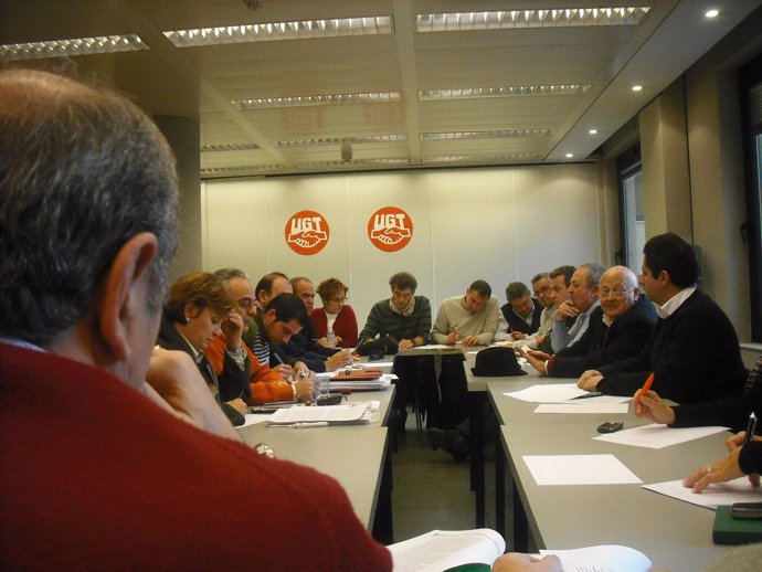 Reunión mantenida por el Comité de Crisis de las  las organizaciones sindicales 