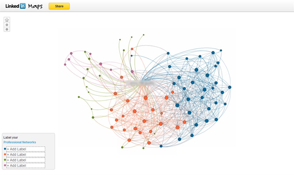 LinkedIn permite crear un mapa de las conexiones de nuestra red profesional