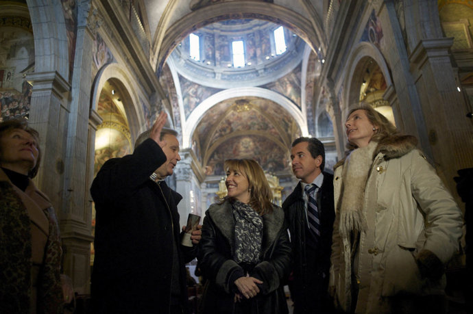 Presentación de los frescos del Patriarca restaurados