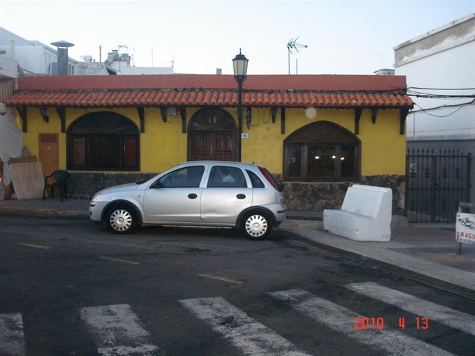 Casa de la vecina Eleuteria Umpiérrez, en Corralejo (Fuerteventura), afectada po