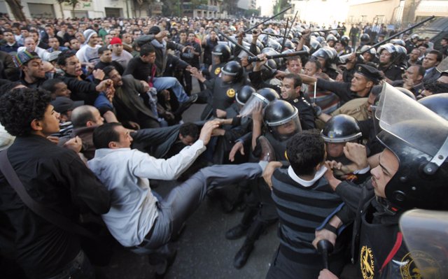 Manifestaciones en el Cairo