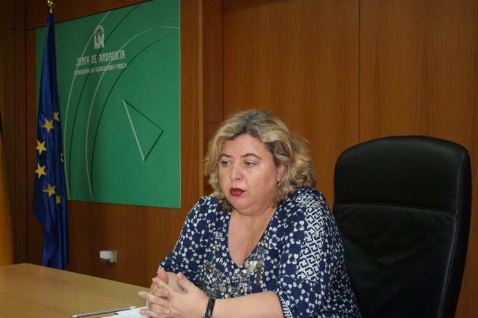 La consejera de Agricultura y Pesca, Clara Aguilera.