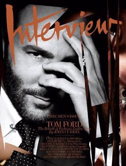 El diseñador Tom Ford en la portada de la revista 'Interview'