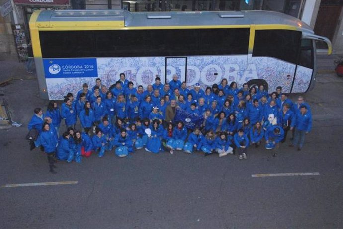 Imagen de los voluntarios de la Capitalidad Cultural Córdoba 2016