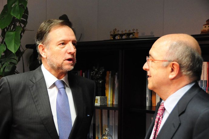 Marcelino Iglesias y Joaquín Almunia