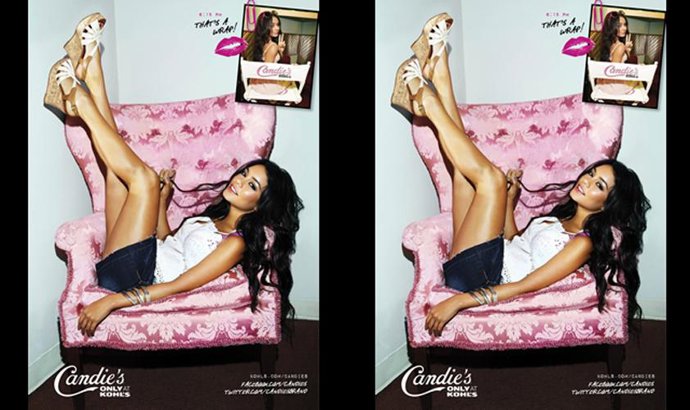 La actriz Vanesa Hudgens para Candies