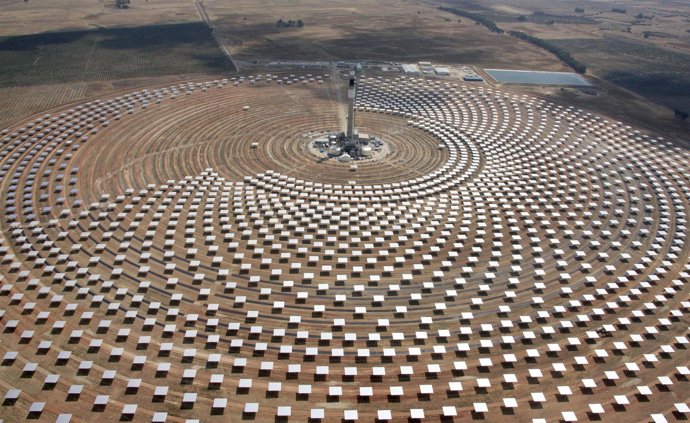 Gemasolar, planta solar de Torresol en Fuentes de Andalucía (Sevilla)