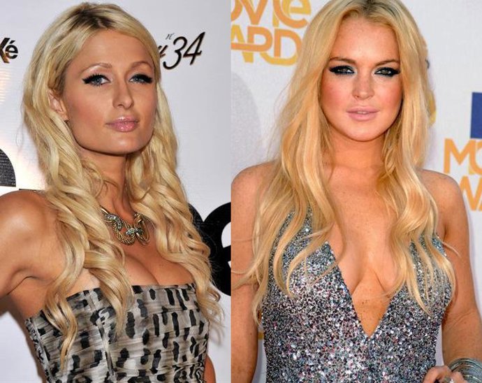 Paris Hilton y Lindsay Lohan