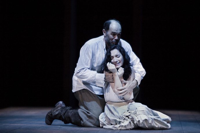 Un momento de la representación de 'El Alcalde de Zalamea', por la Compañía Naci