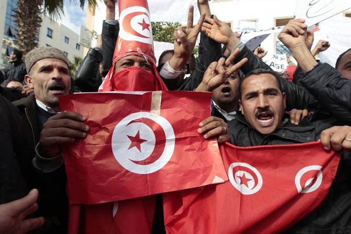 Protestas en Túnez