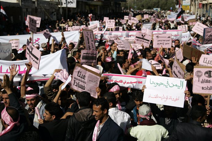 Protestas en Yemen