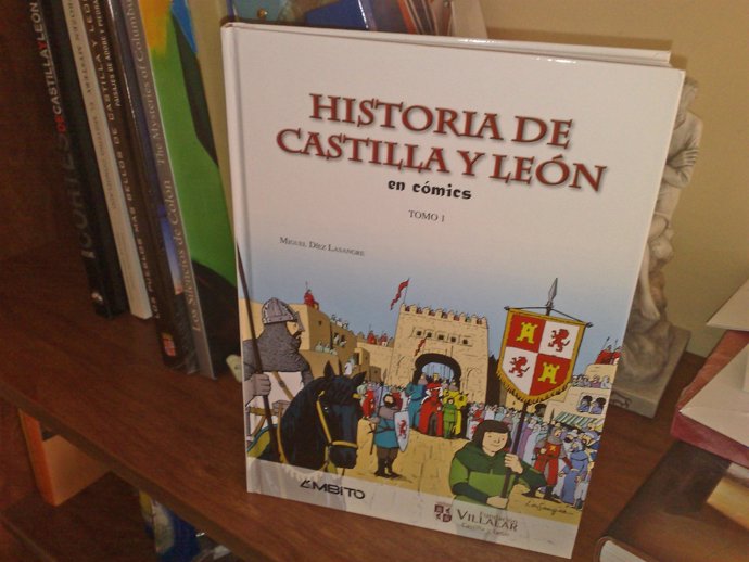 Primer tomo del cómic Historia de Castilla y León.