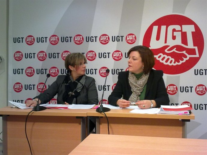 Carmen Campoy y Alba Oñoro, UGT