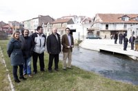 La canalización del arroyo Los Caños con el río Ebro, que ha costado 238.700 euros, evitará inundaciones