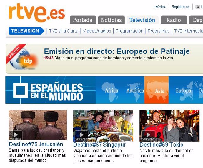 Web de RTVE