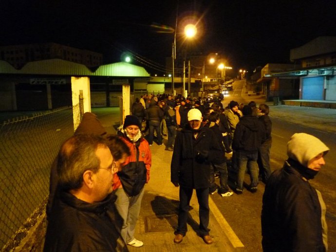 Piquetes en un polígono