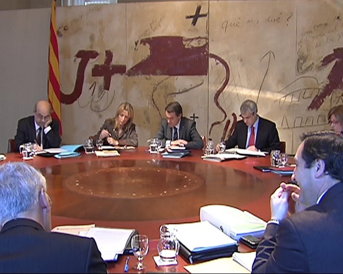 Mas preside el Consell Executiu de la Generalitat