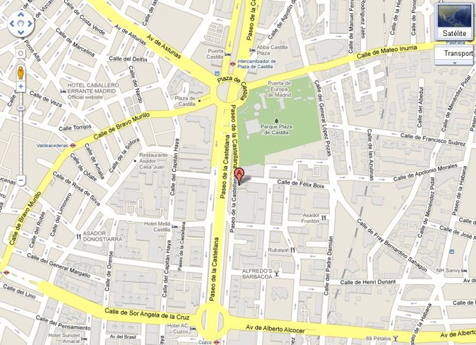google map captura desde Google