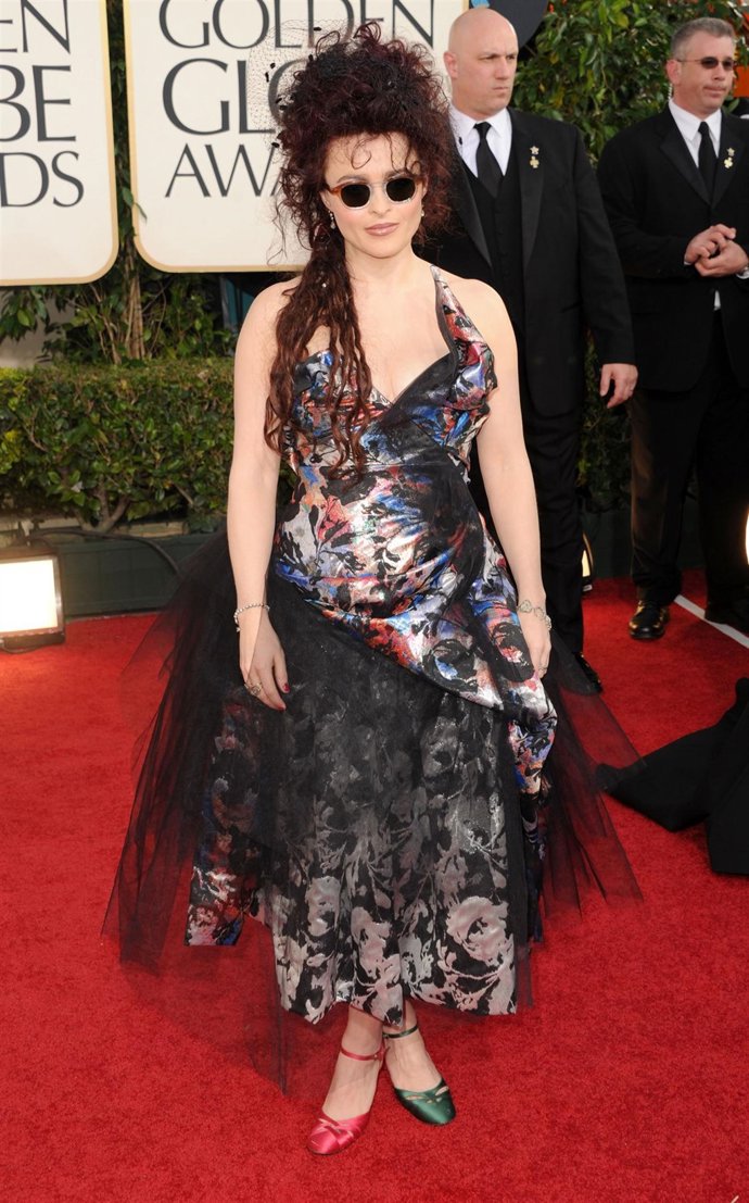 Helena Bonham Carter en los Globos de Oro 2010