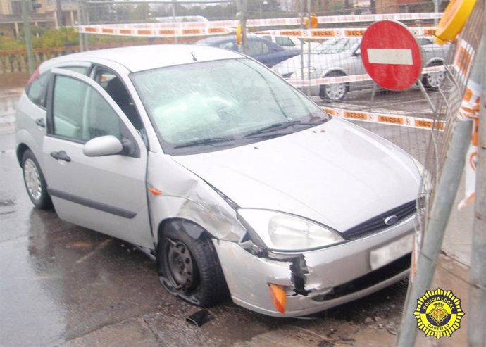 Vehículo accidentado