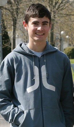 José Sebastián, ganador de la Olimpiada Matemática.