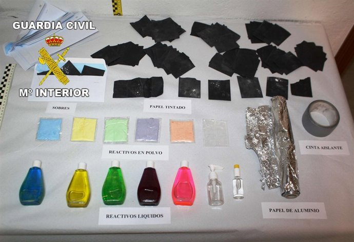 Material para el 'timo del negativo'