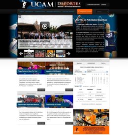 Imagen de la web deportiva