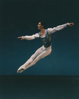 El bailarín, en una actuación