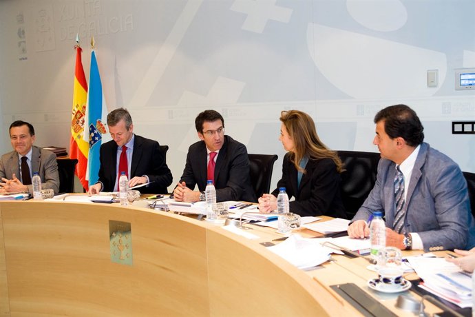O xefe do Executivo galego, Alberto Núñez Feijóo, presidirá a reunión semanal do