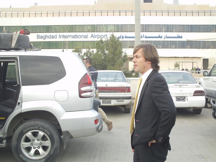 El juez Pedraz a su llegada a Bagdad