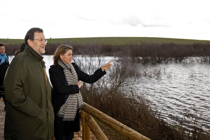 rajoy y cospedal en tablas de daimiel