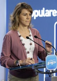 Cospedal asegura que Barreda aplica la austeridad "sobre las espaldas de los ciudadanos y los ayuntamientos"