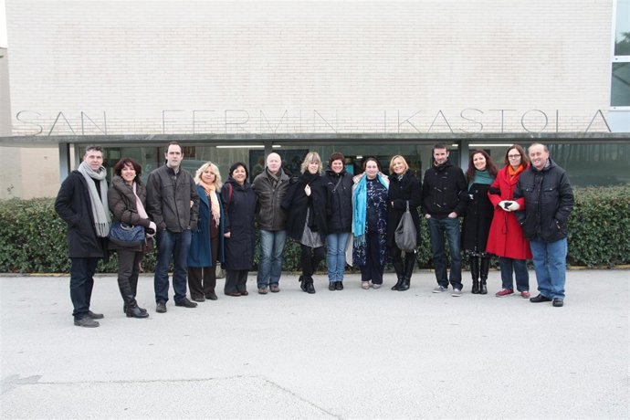 Profesores de  San Fermin Ikastola se reúnen con profesionales de Bélgica, Turqu