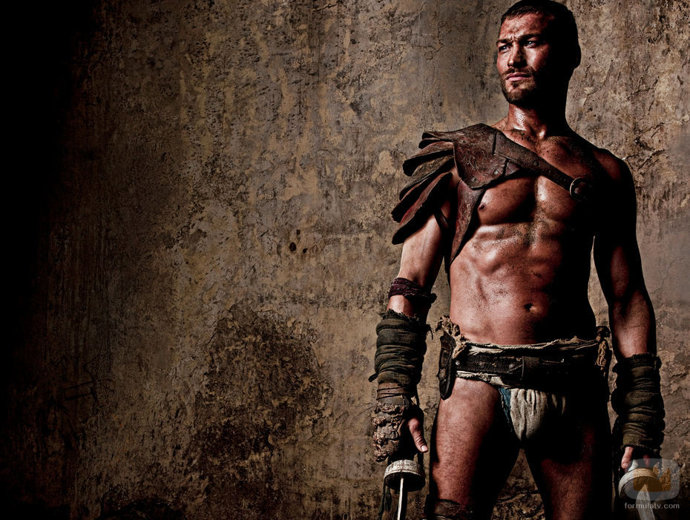 Andy Whitfield,  protagonista de Spartacus