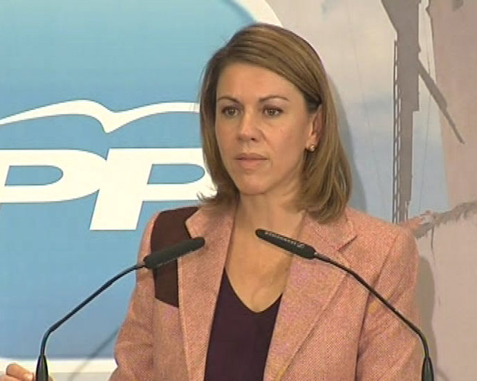 Cospedal critica la política económica del Gobierno