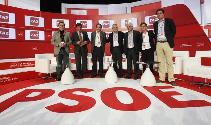 Candidatos socialistas en la Convención de Zaragoza