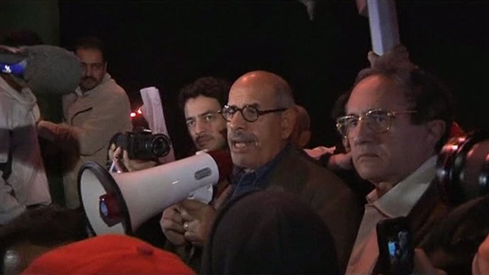 El líder opositor egipcio Mohamed ElBaradei 