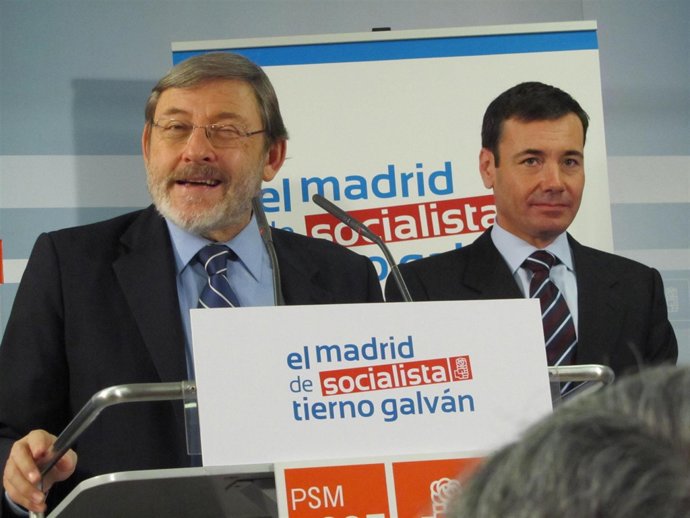 Jaime Lissavetzky y Tomás Gómez
