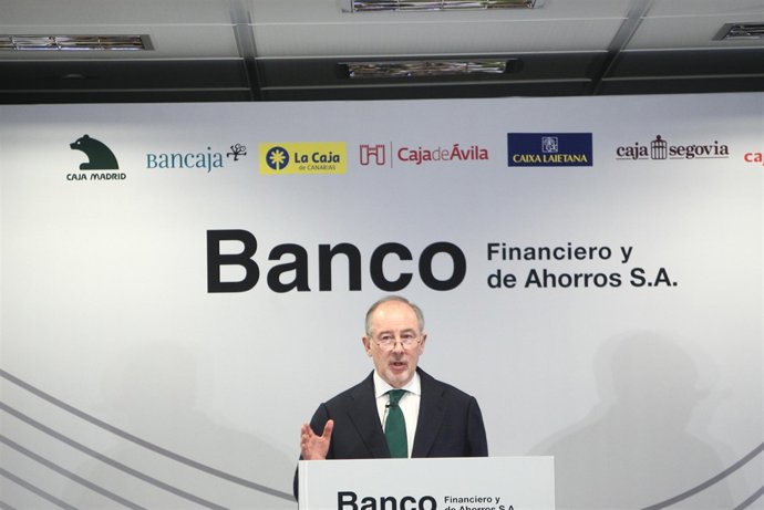 Presidente de Banco Financiero y de Ahorros y de Caja Madrid, Rodrigo Rato
