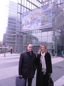 El director general de presupuestos y la consejera de Hacienda