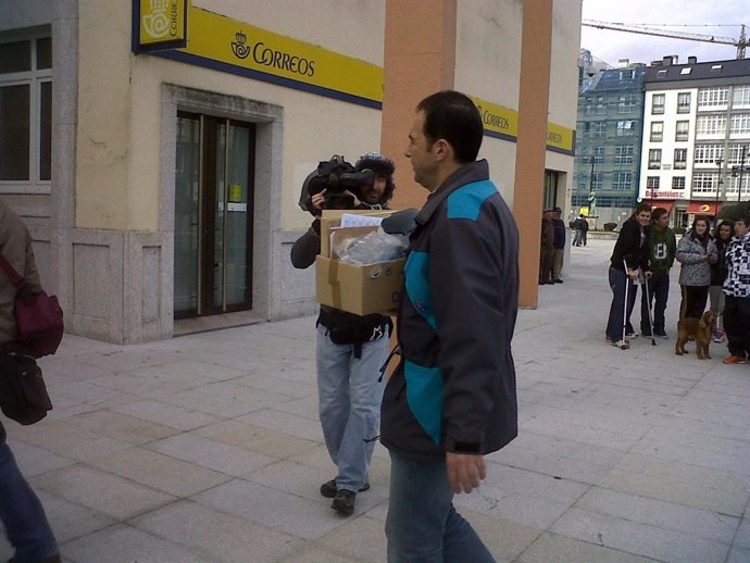 Documentación incautada en A Costa da Morte