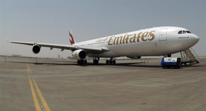 Avión de Emirates